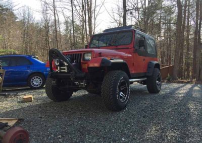 Jeep Yj Wrangler Ford 8.8 Axle Swap and SYE Kit Install