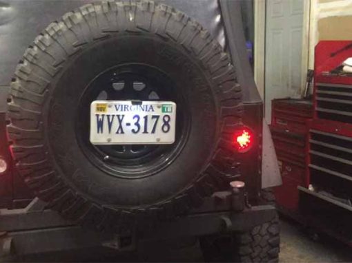 Frenching in Jeep TJ LED tail Lights